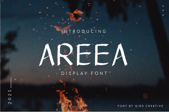 Areea: An Expressive Display Typeface for Modern Projects