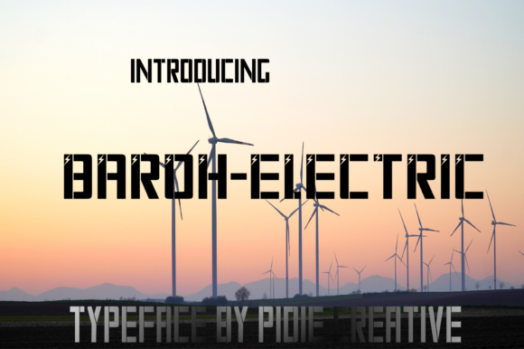 Baroh Electric: The Surprising Utility of a Display Font