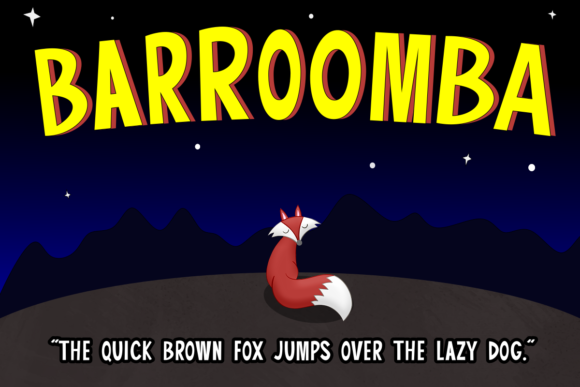 Barroomba: A Display Font for Editorial Atmosphere