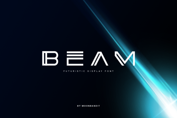Beam: A Futuristic Display Font for Brand Impact