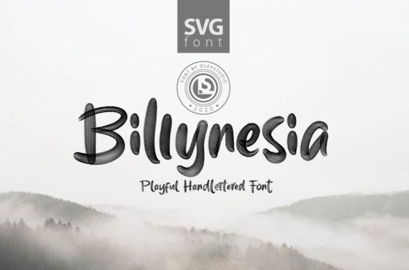 Billynesia: The Chunky Display Font for Modern Marketing