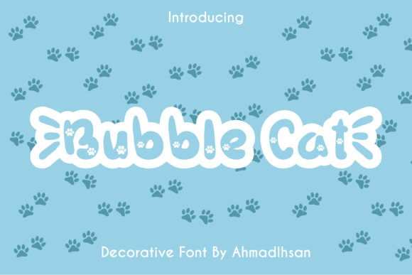 Bubble Cat Font: A Chunky Display Typeface for Digital Expression