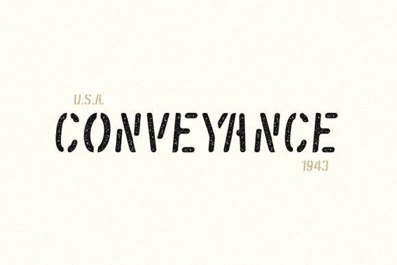 Conveyance: A Display Font Built for Practical Branding