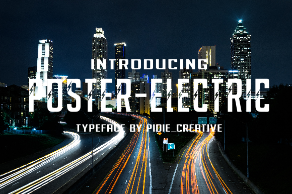 Crafting with Poster-Electric: A Maker's Favorite Display Font