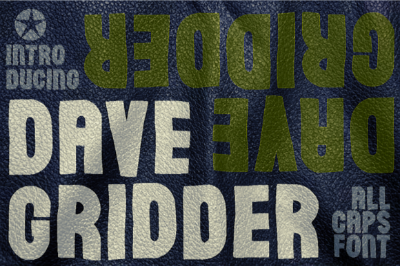 Dave Gridder: A Modern Display Font for Digital Projects
