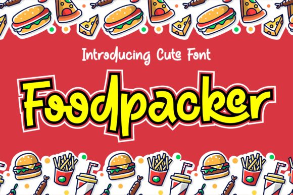 Foodpacker: The Joyful Display Font for Maker Projects