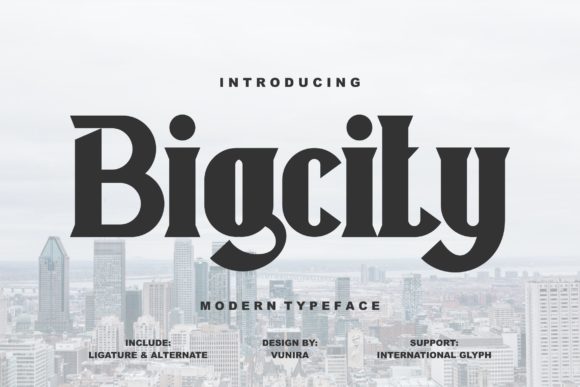 How the Bigcity Font Makes Your Small Business Look Polished and Professional