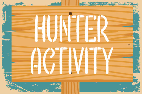 Hunter Activity: A Display Font Built for Editorial Impact
