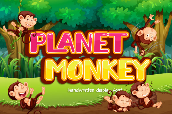 Planet Monkey: A Font Full of Joy for Your Creative Projects
