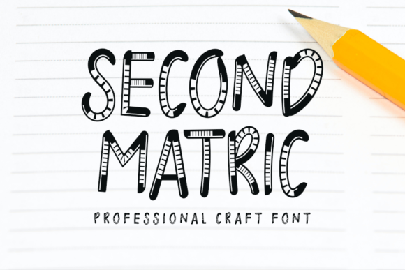 Second Matric: A Display Font Review from Practical Use
