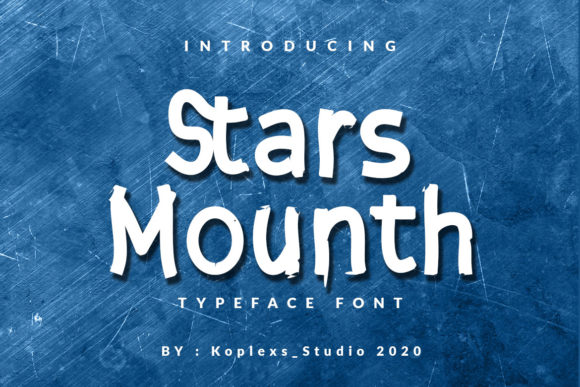 Stars Mounth: A Display Font Designed for Joyful Digital Marketing