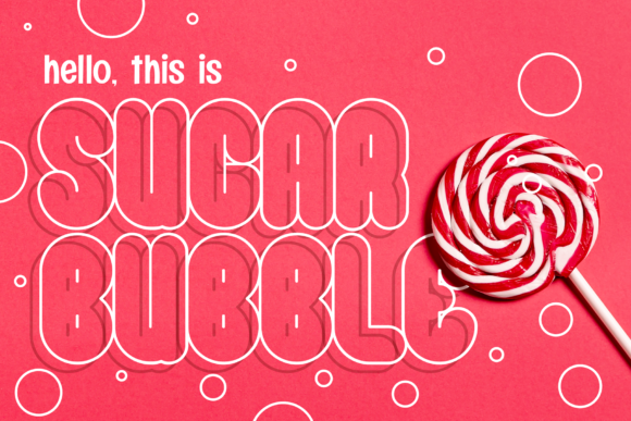 Sugar Bubble Font: A Chunky Display Typeface for Digital Brands