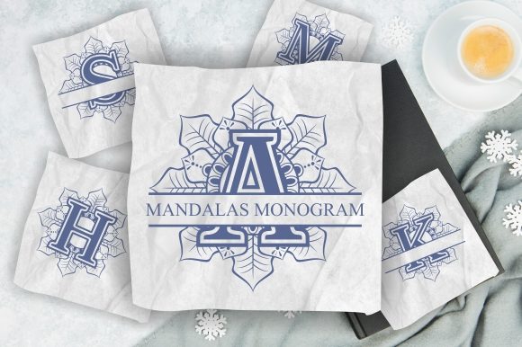 Testing Mandalas Monogram in a Real Branding Project